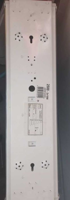 candeeiro | fluorescente | teto | 2 lâmpadas