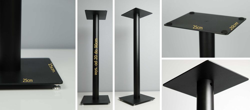 2x stand stojak stojaki podstawy pod kolumny głośniki podstawka 60cm