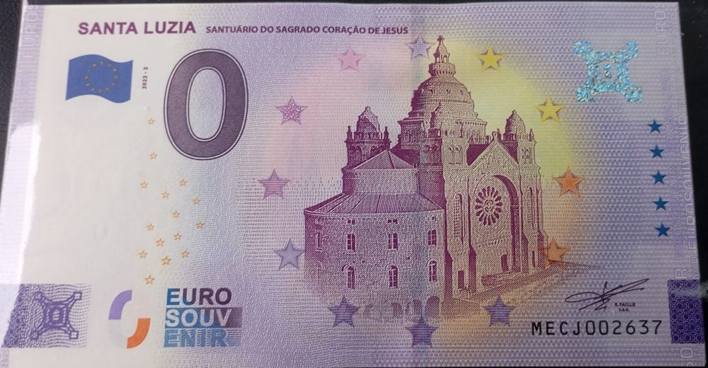 Nota de 0€ portuguesa e estrangeiro