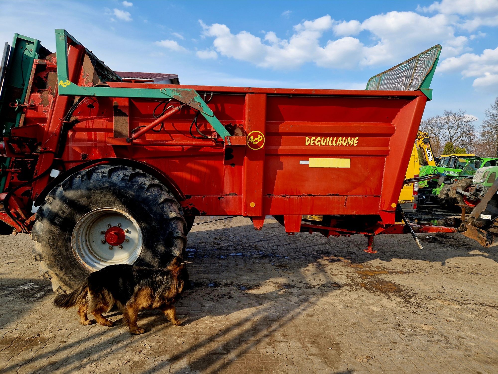 Deguillaume 70 HVD 2009r 10m3 rozrzutnik obornika własna hydraulika