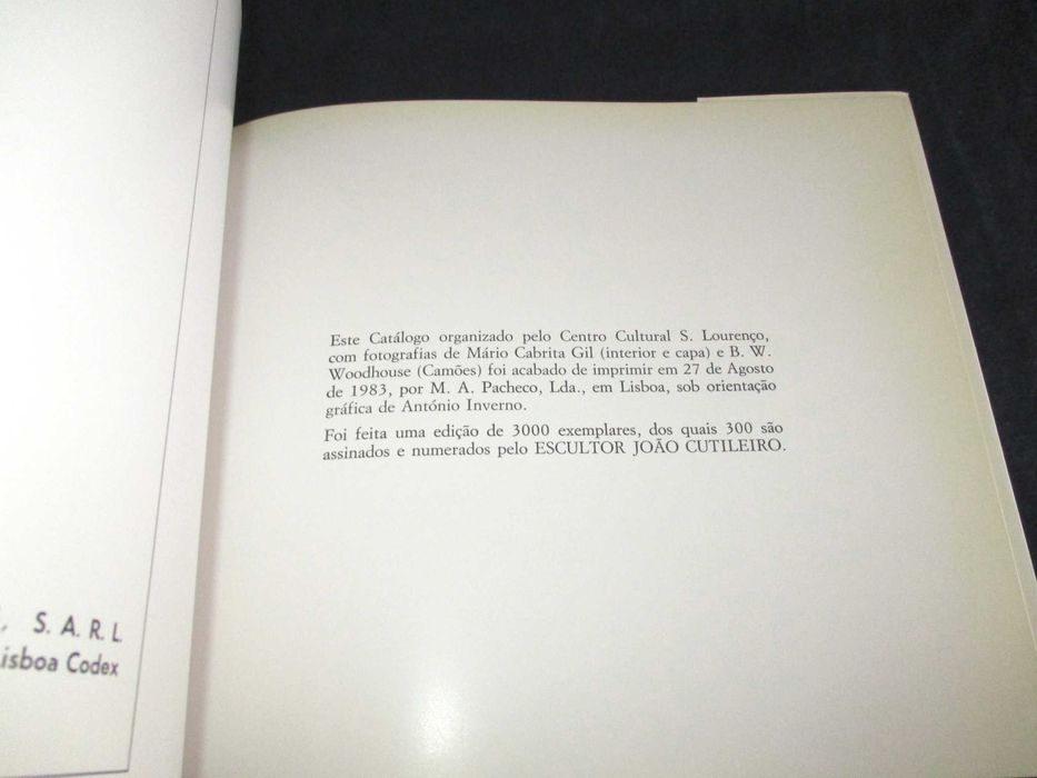 Livro João Cutileiro 45 recortes em mármore