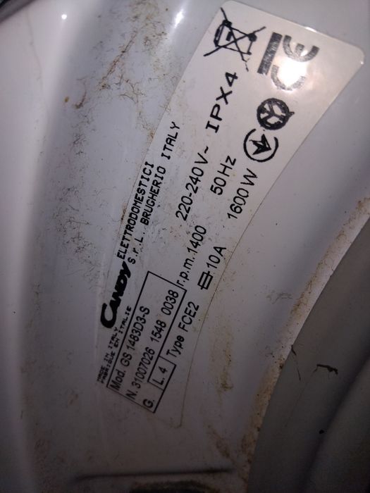 Máquina de lavar roupa candy 8kg