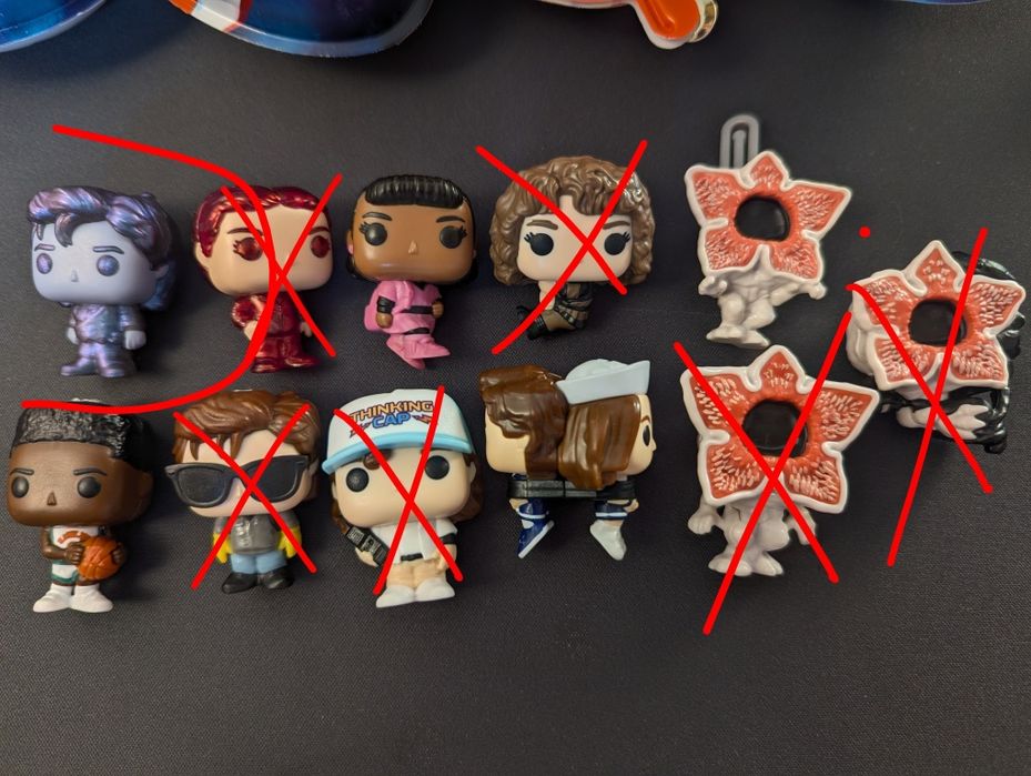 Funko pop figurki stranger things