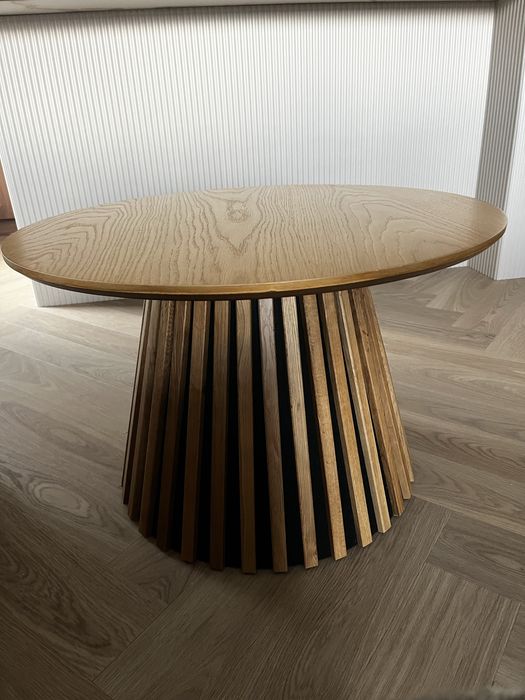 Stolik kawowy Nenters średnica 70 cm fornir