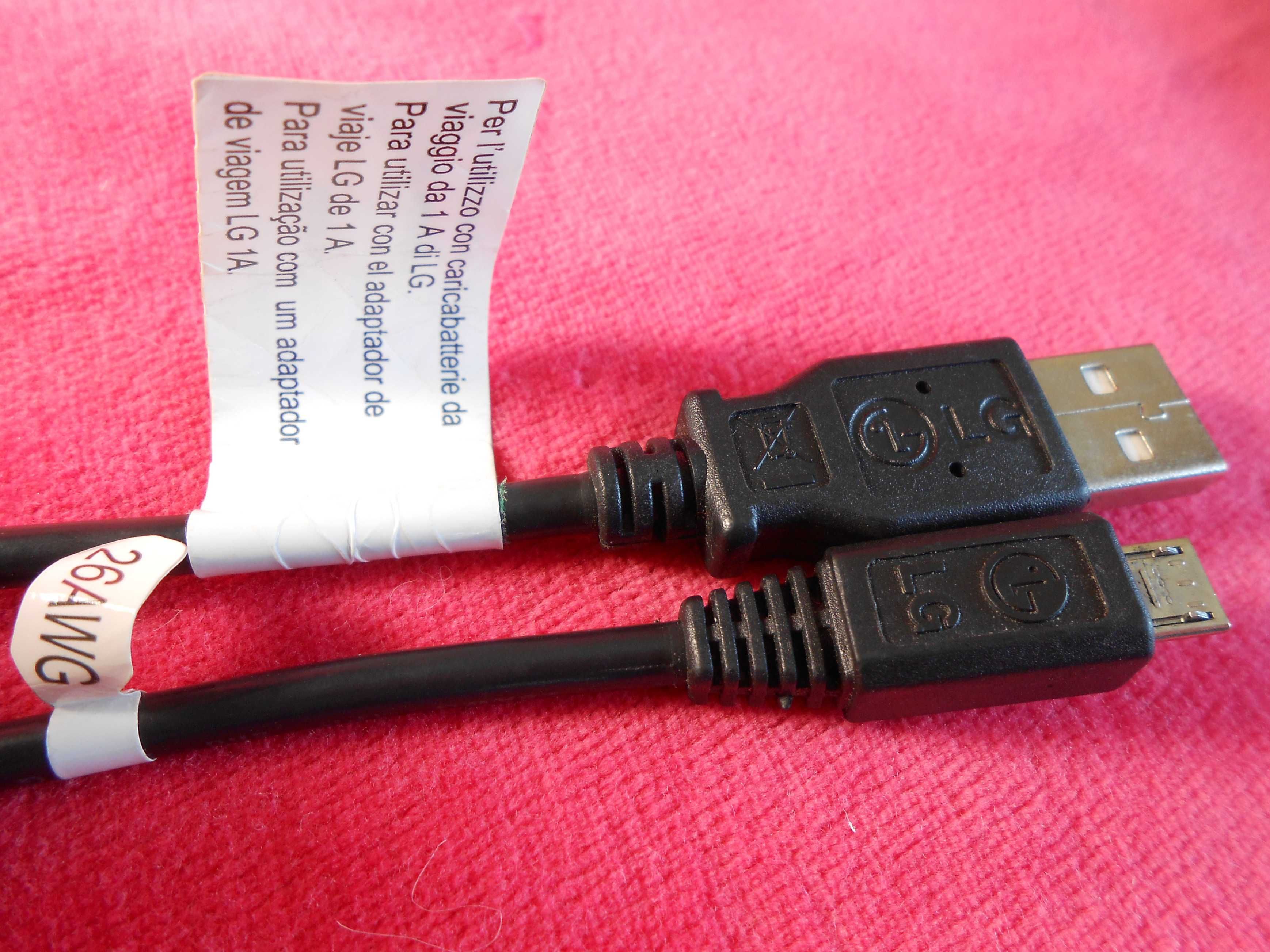 Зарядка LG MCS-01 з кабелем micro USB зарядний пристрій зарядное