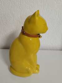 Gato amarelo com guizo