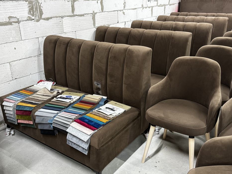 Дивани стільці для кафе ресторана бара піцерії Власне виробництво