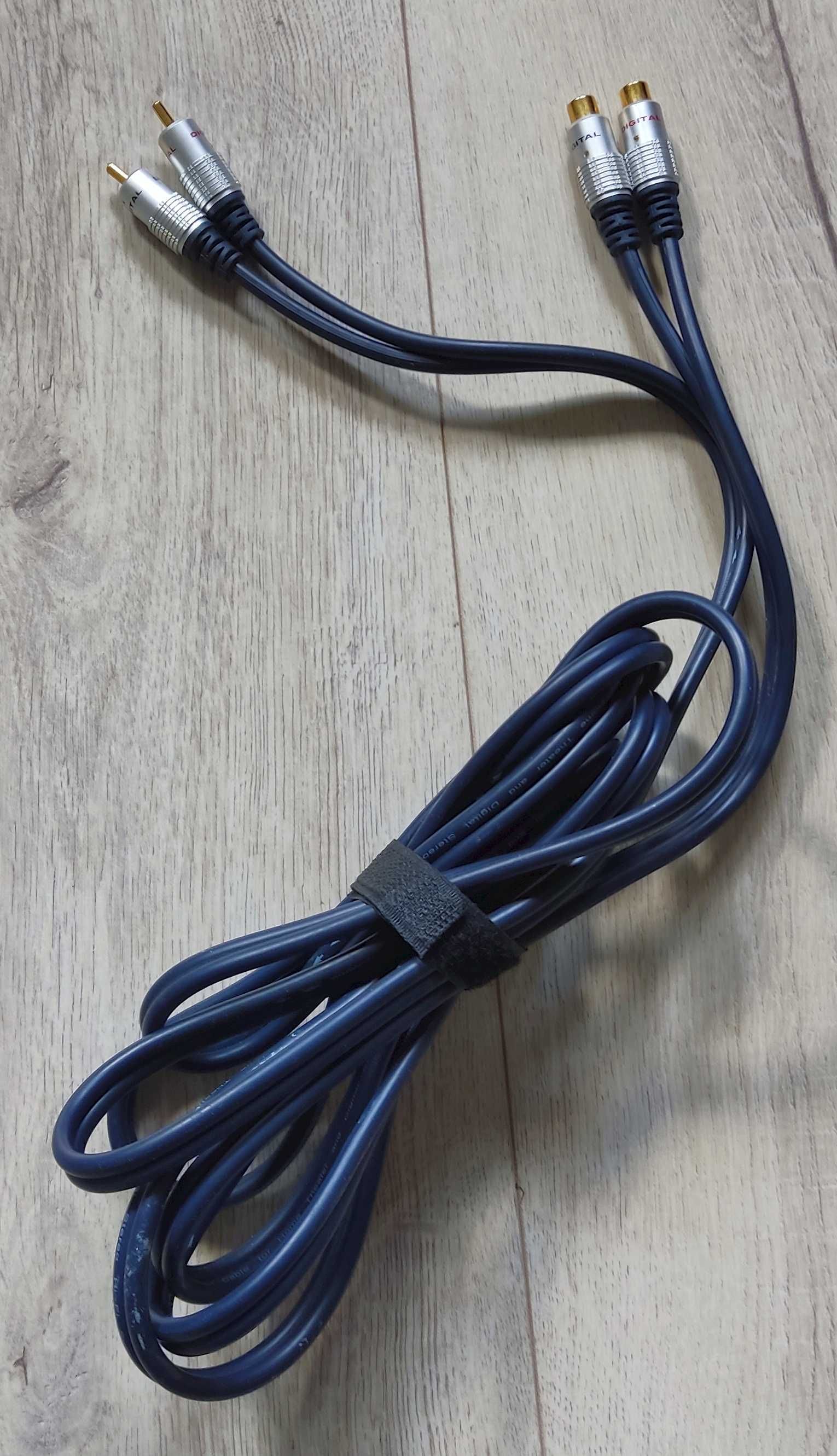 Kabel audio 2RCA-2RCA, 2cinch - 2cinch bardzo dobrej jakość 6m