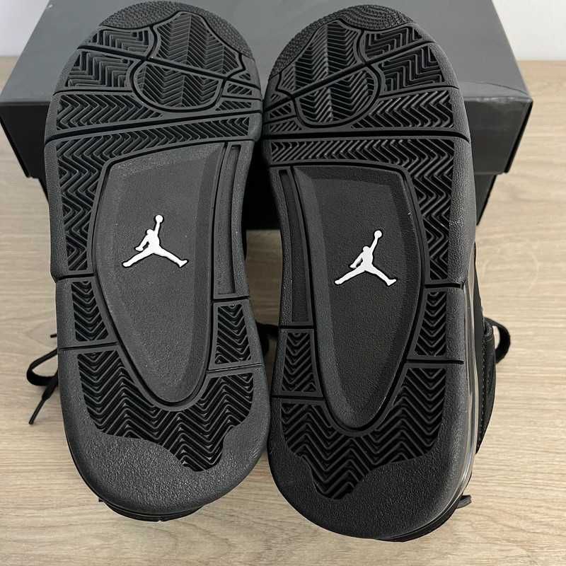 Nowość*NowyJordan4NikeAir4 BlackunisexTrampki 38