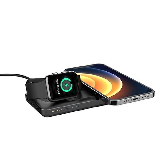 VEGER powerbank 10000 mAh z ładowaniem indukcyjnym kompatybilny z