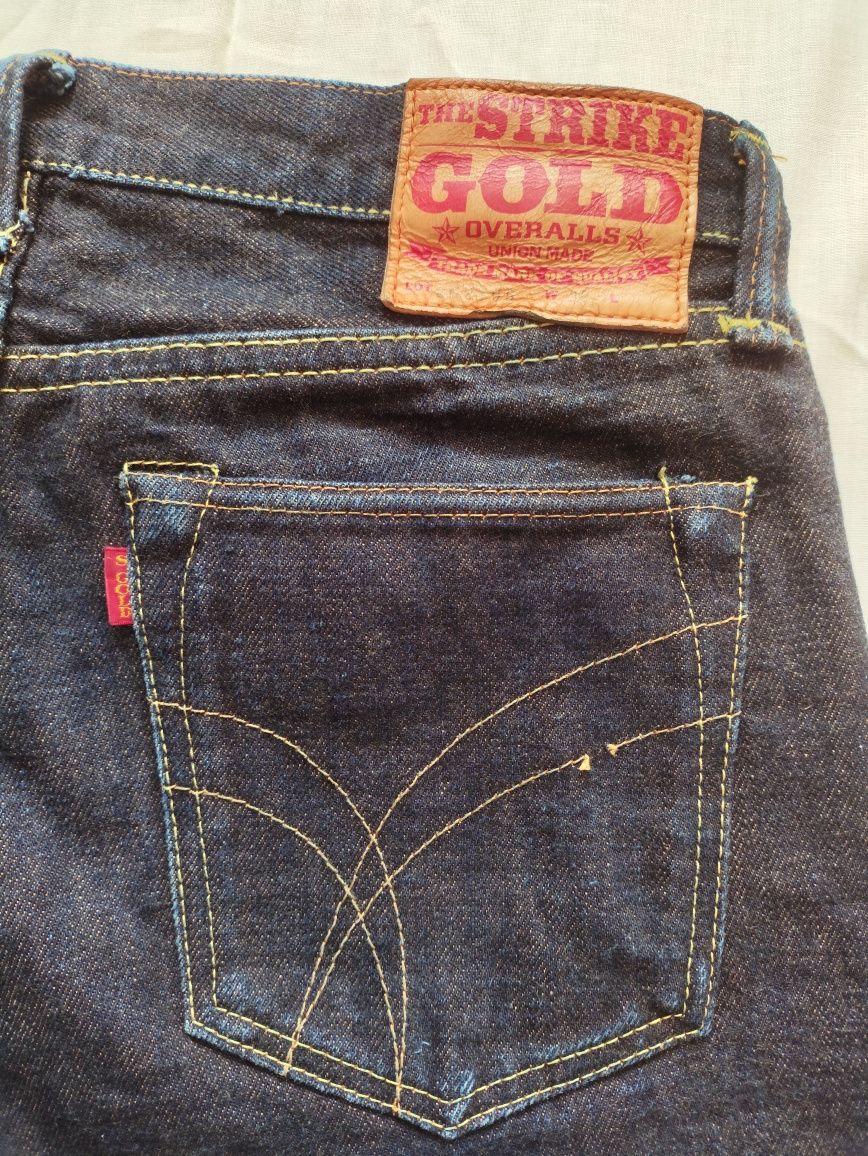 Джинсы The Strike Gold SG2109 Brown Weft selvedge selvage селвидж