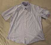 Camisa como nova aos quadrados Burberry 5 / XL