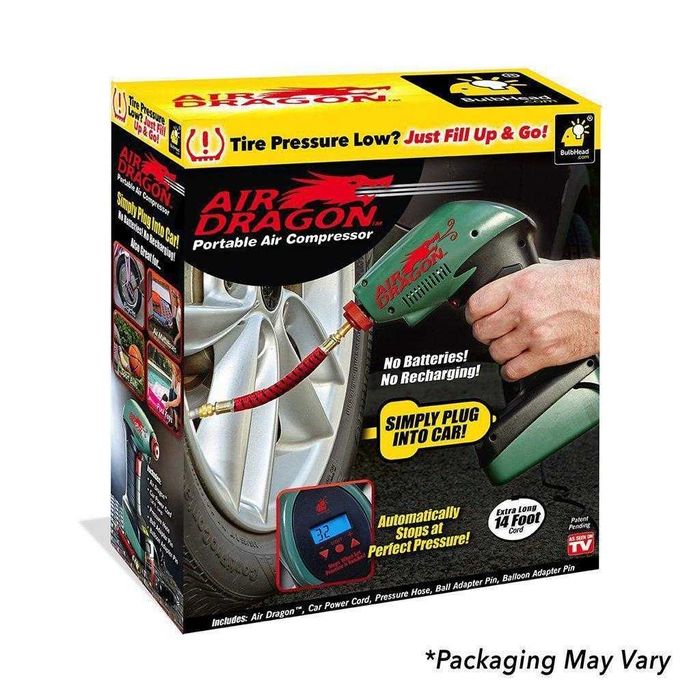 Автомобільний електричний компресор 12V насос у формі шуруповерта!