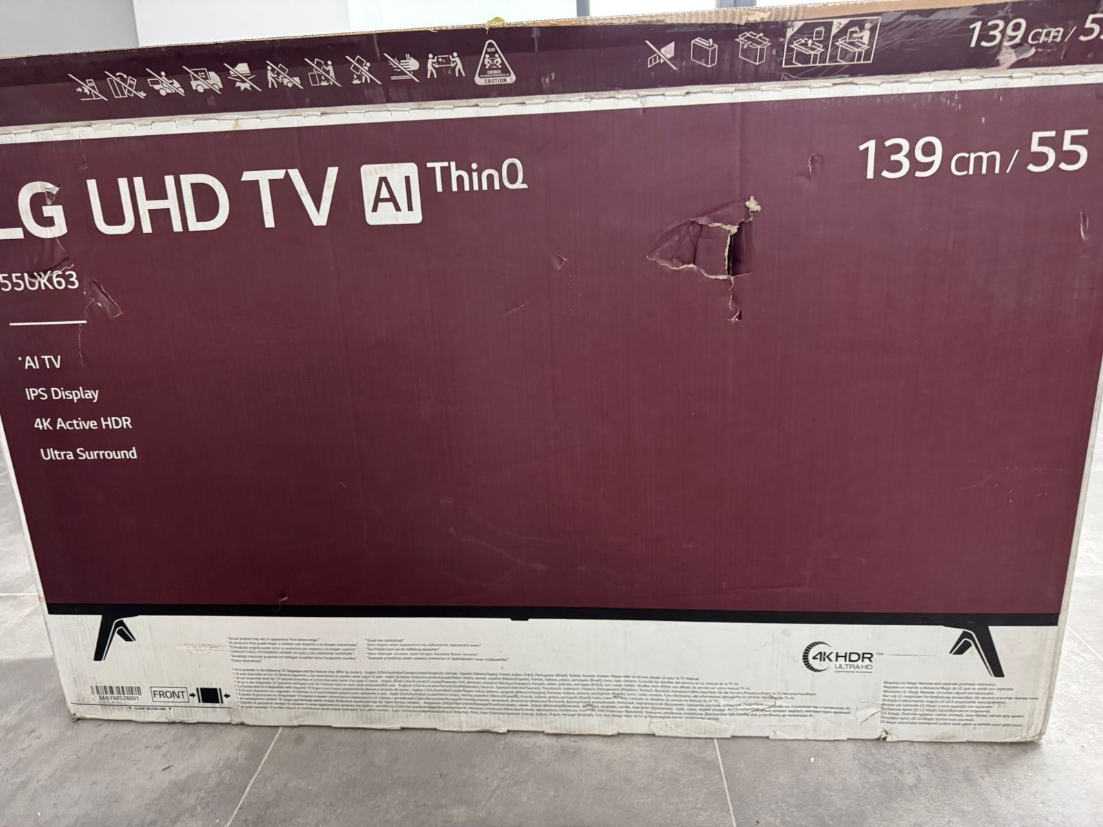 Telewizor LG na części 55 cali