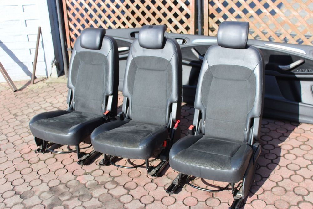 Fotele Tapicerki Pół skóry Ford S-Max MK1