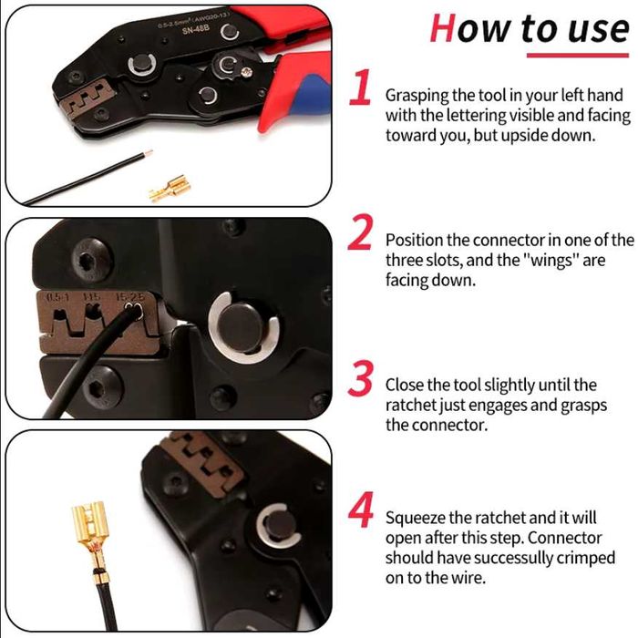 Крімпер матрица губки SN-03H/SN-06WF/SN-2546B/SN-58B