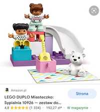 Lego duplo sypialnia stan idealny