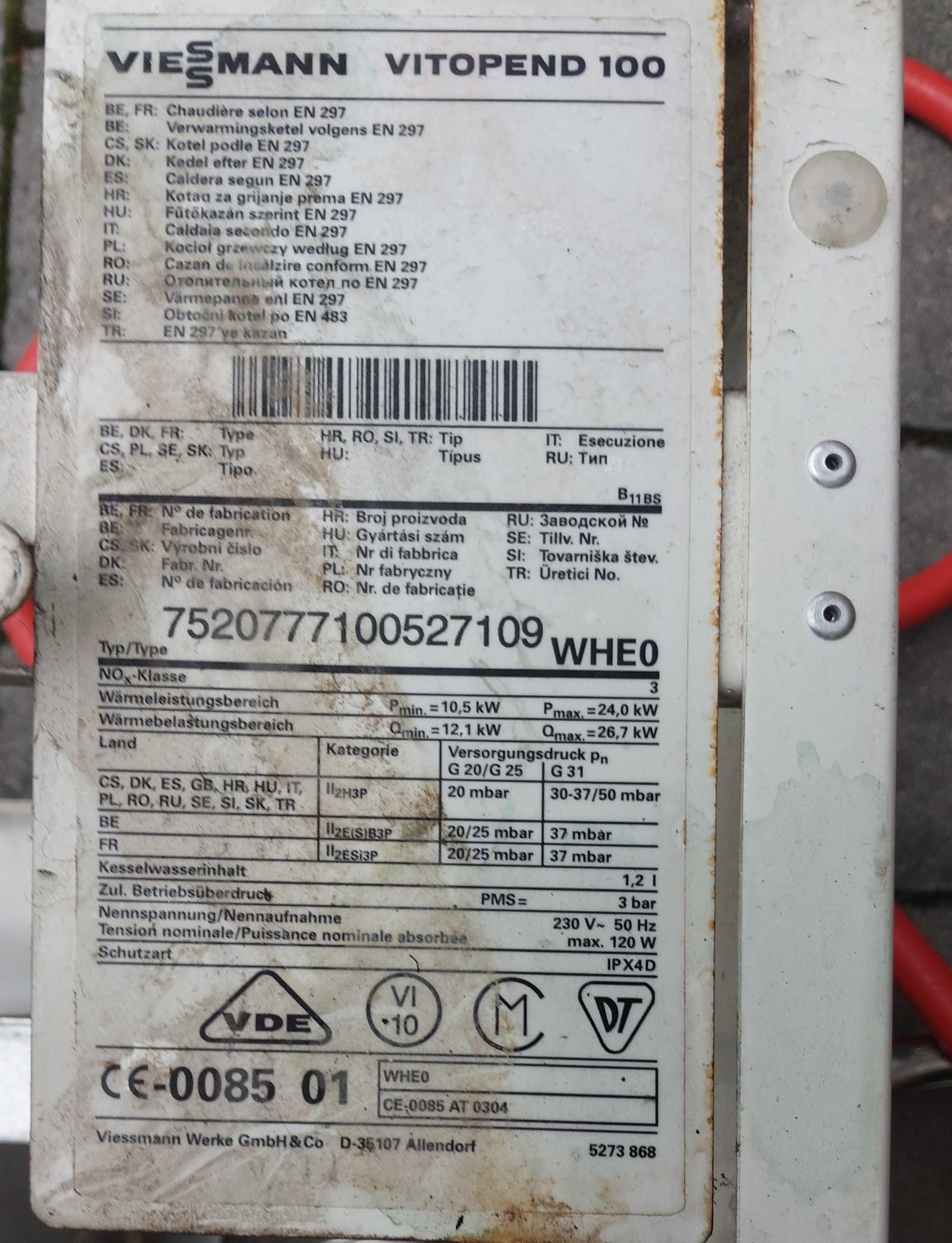 Regulator Vitopend 100 Viessmann