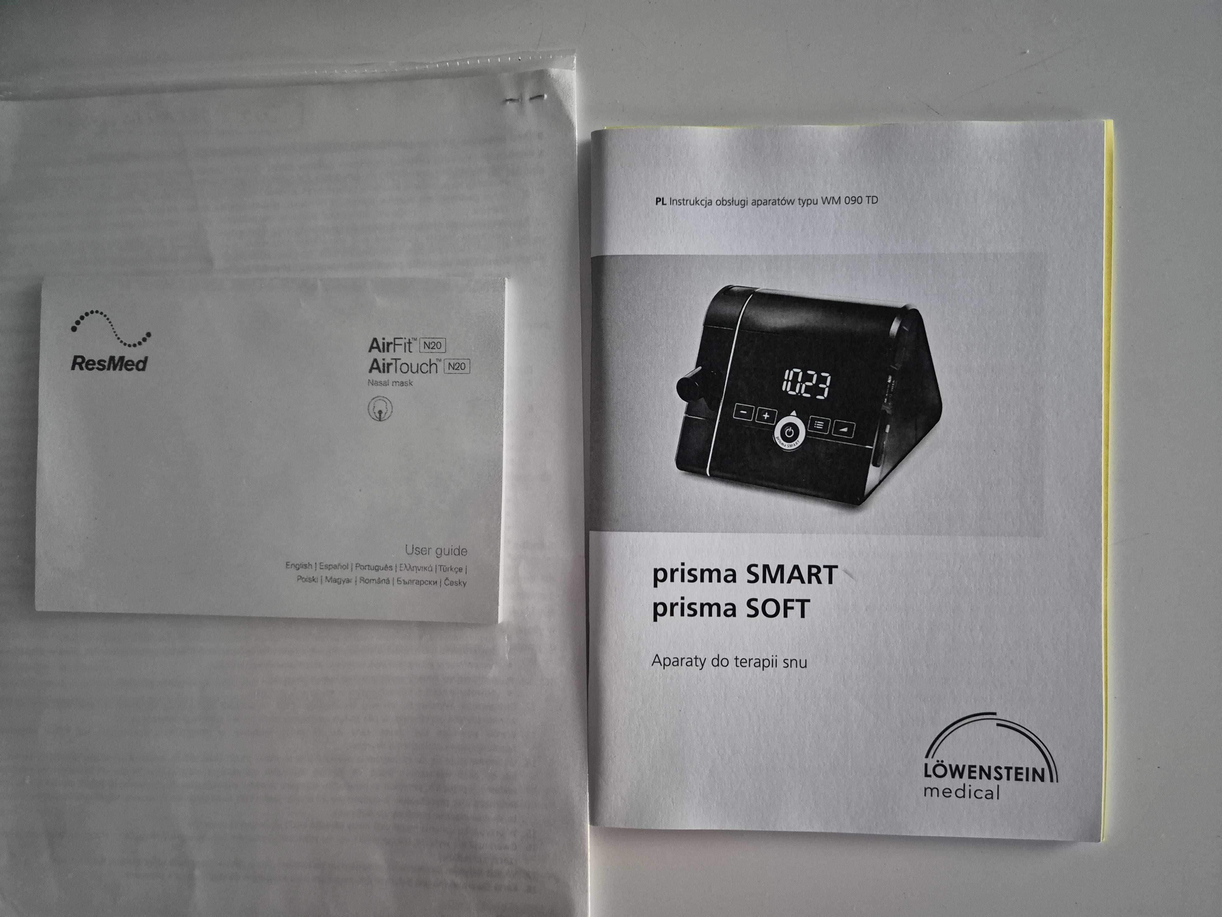 Aparat do bezdechu sennego PRISMA SOFT + MASKA