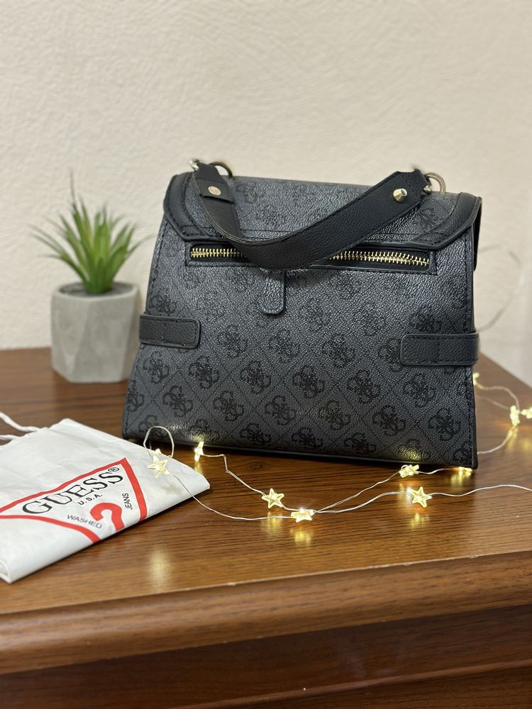 Сумка guess шкіряна жіноча
