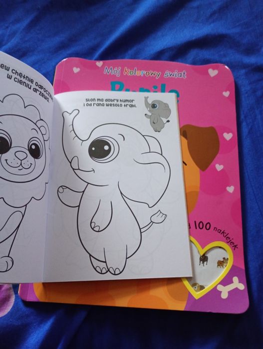 Zestaw kolorowanki z zadaniami