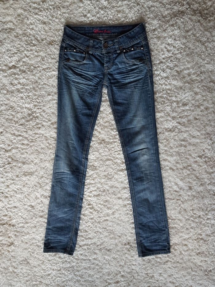 spodnie jeansy levis S jeansowe guess 24