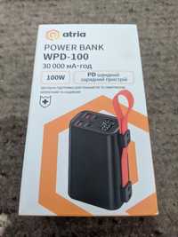 Atria Powerbank WPD-100 (УМБ) 30000 mA