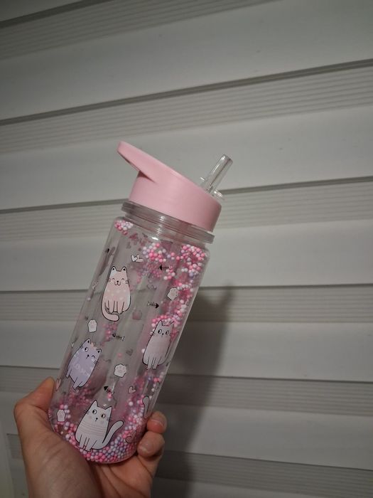 Bidon _ Butelka na wodę z kotkami
