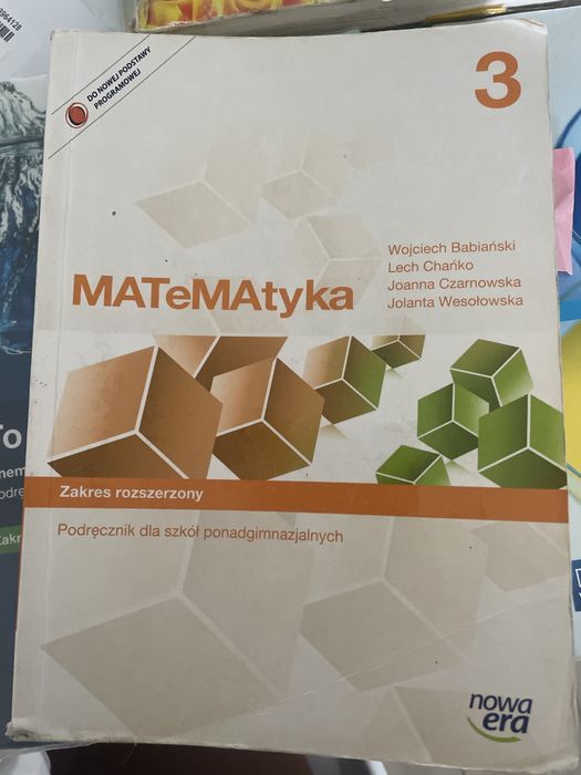 Matematyka 3 podrecznik uzywany zakres rozszerzony