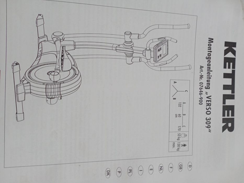 Orbitrek Kettler Verso 309