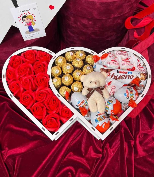 Подарунковий набір для жінки, Солодкий подарунок, Подарункові бокси