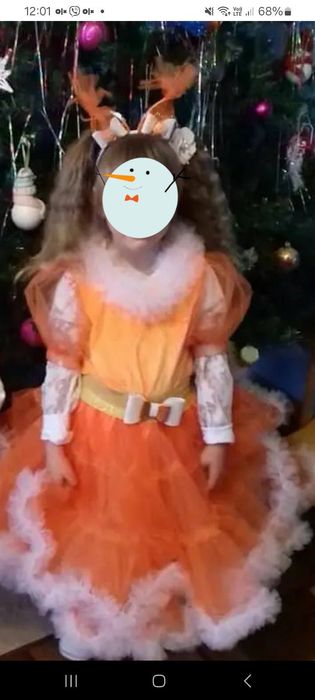 Костюм білочки/ лисички 5-6--7 років