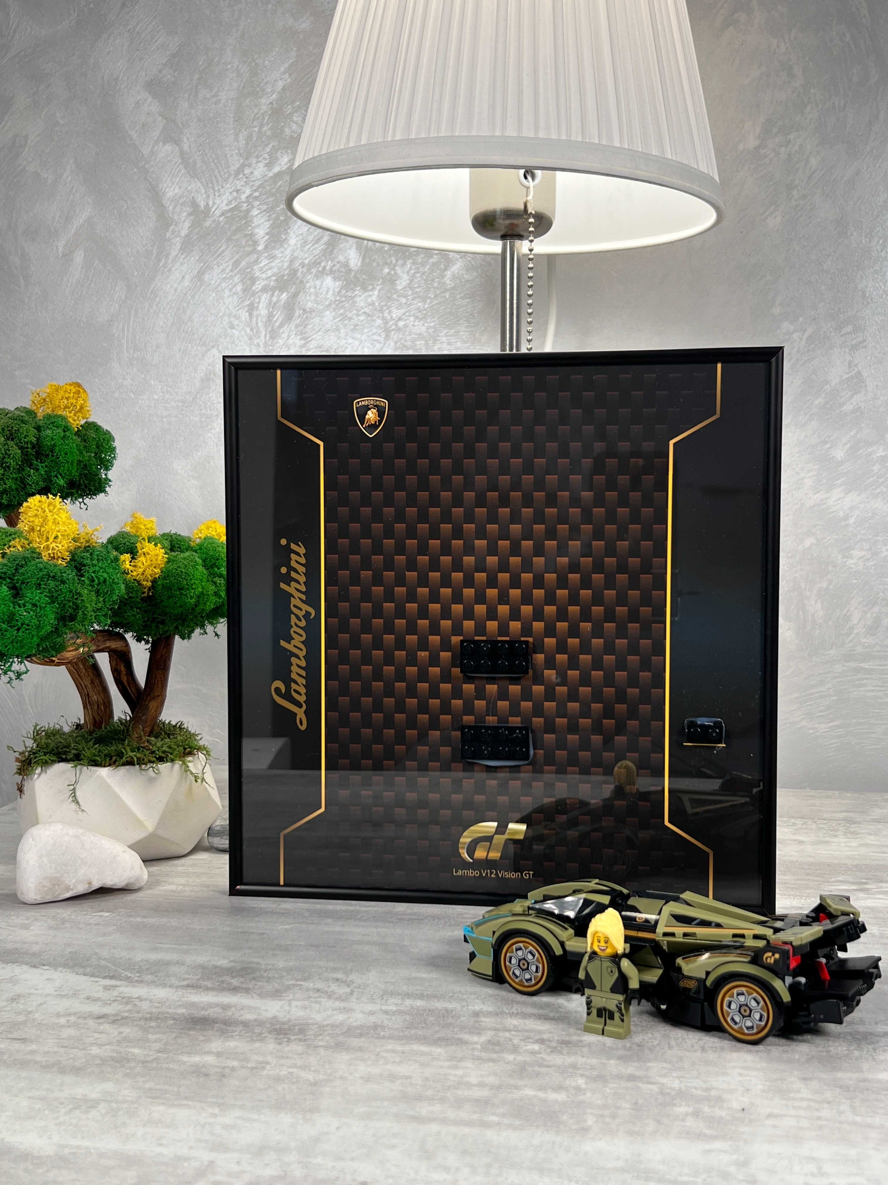 Рамка для LEGO Speed Champions Lambo V12 Vision GT Super Car 76923