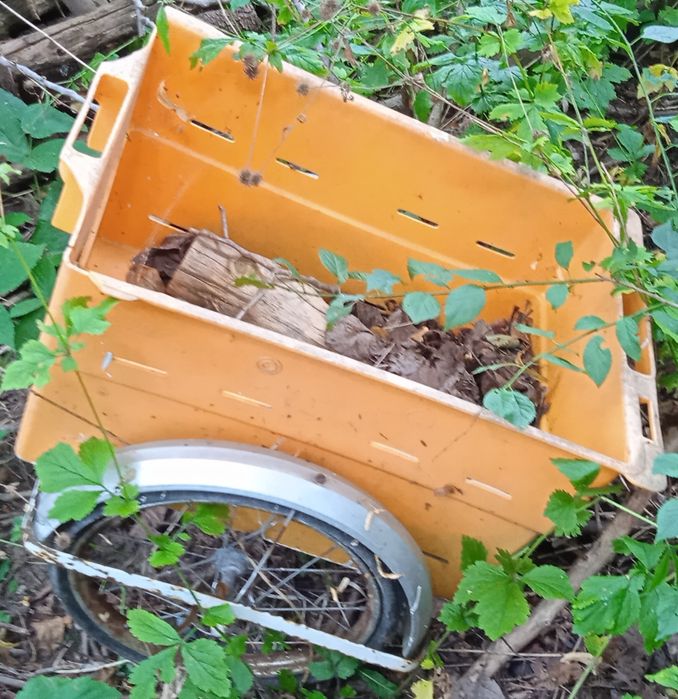 Sprzedam stary wózek do roweru zabytkowy plr