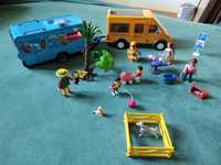 Playmobil -bus,kamping,wakacje