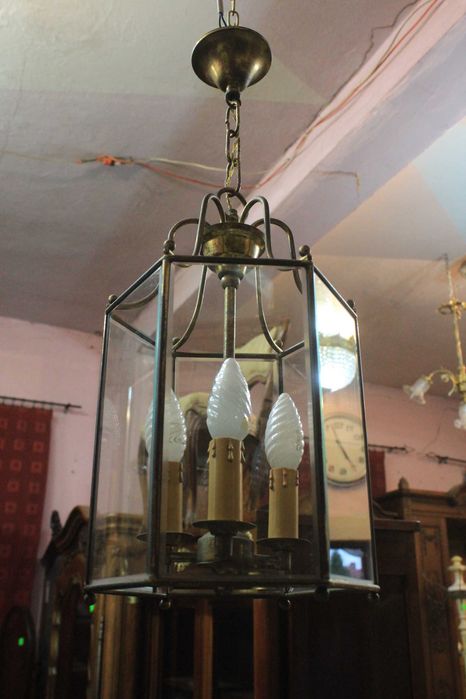 Francuska wisząca lampa - żyrandol - latarenka - Gryfino