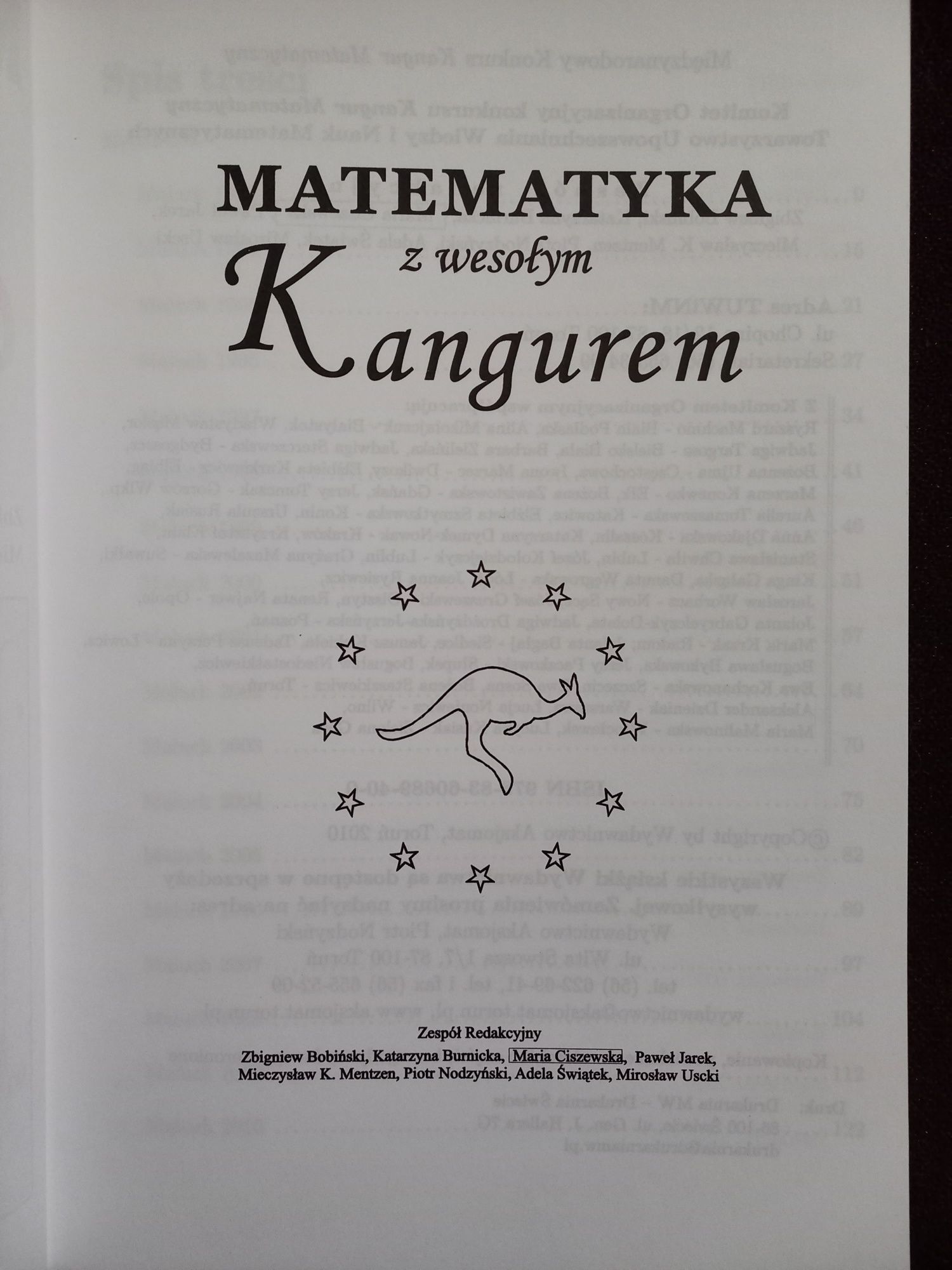 Matematyka z wesołym kangurem, Aksjomat, 309 stron