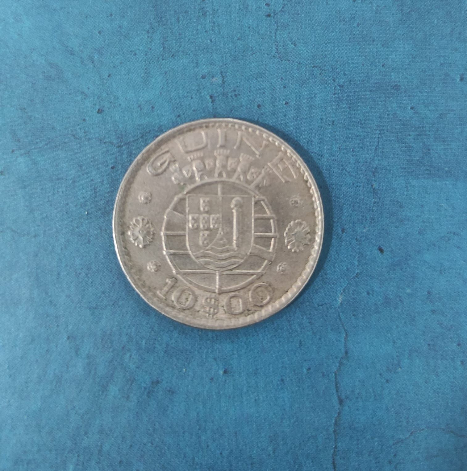 Moedas Guiné - 2.5, 5, 10 e 20 escudos