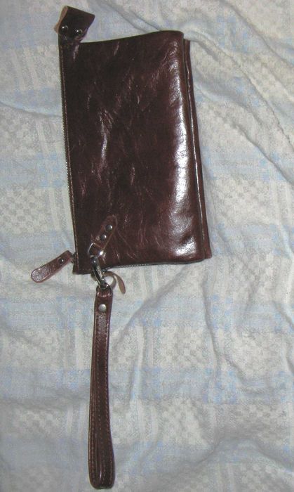 Мужская кожаная барсетка Firetto