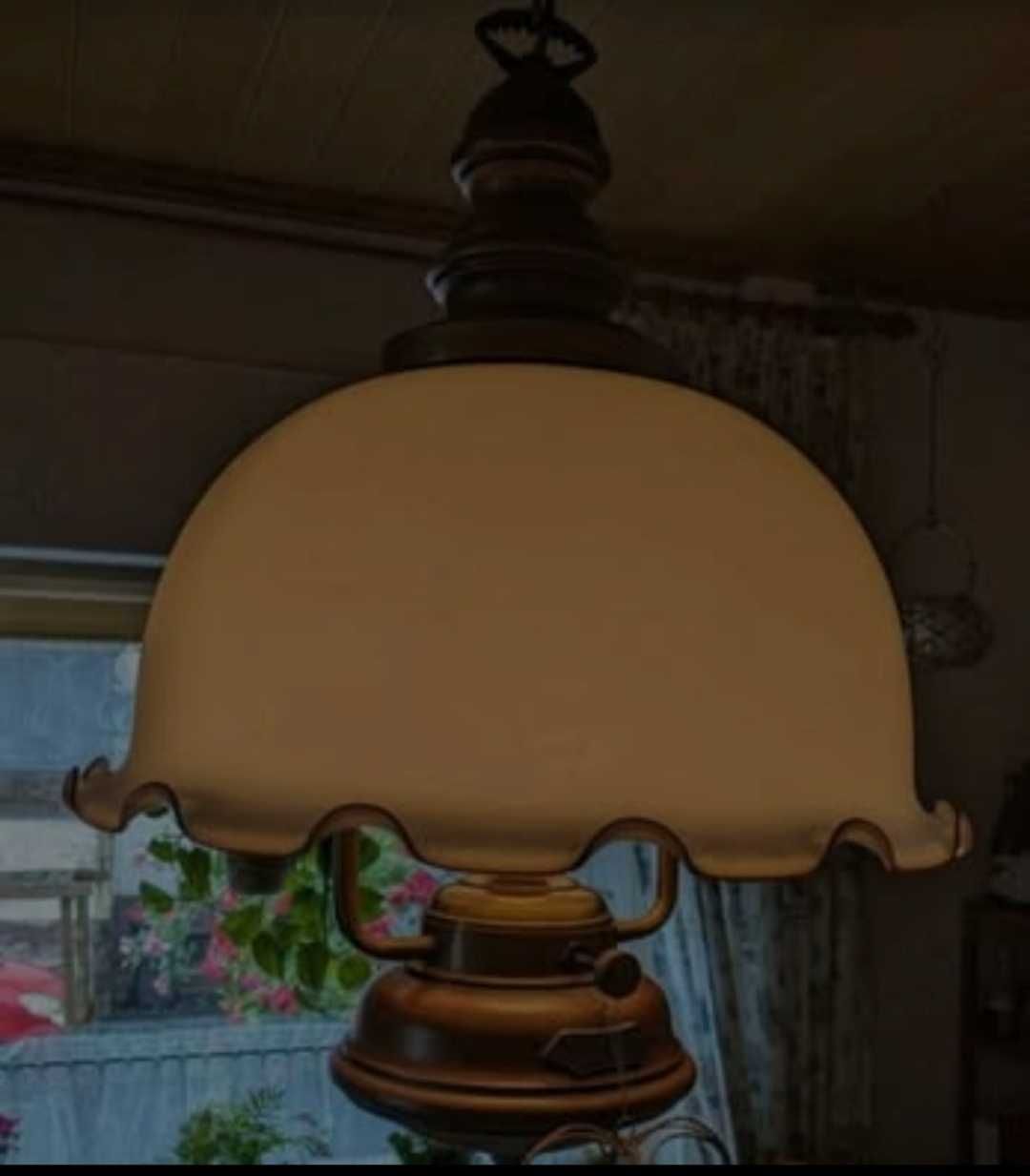 Duża lampa wisząca / żyrandol