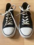 Trampki tenisówki czarne z białymi sznurówkami rozmiar 39 converse