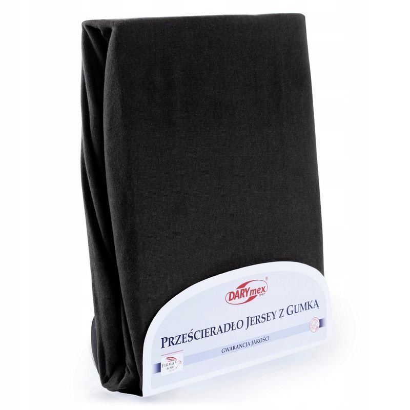 Prześcieradło z Gumką Dzianina Jersey Komfortowe Jednolite _d 200x220