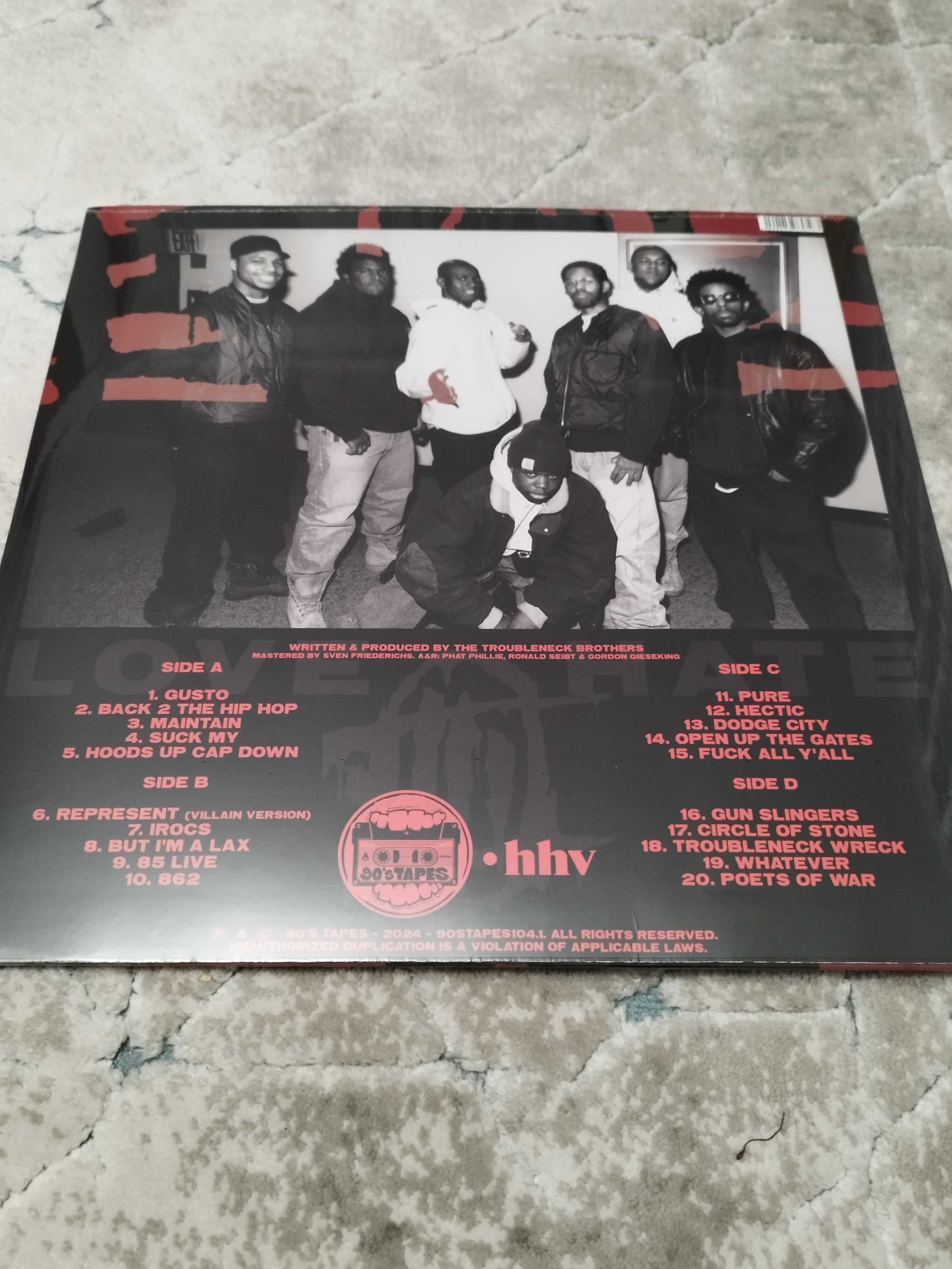 Troubleneck Brothers - Love/ Hate - 2 x Winyl - Rap US - Nowa - Rare