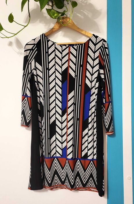 Sukienka tunika geometryczna marki principles rozmiar 12-14