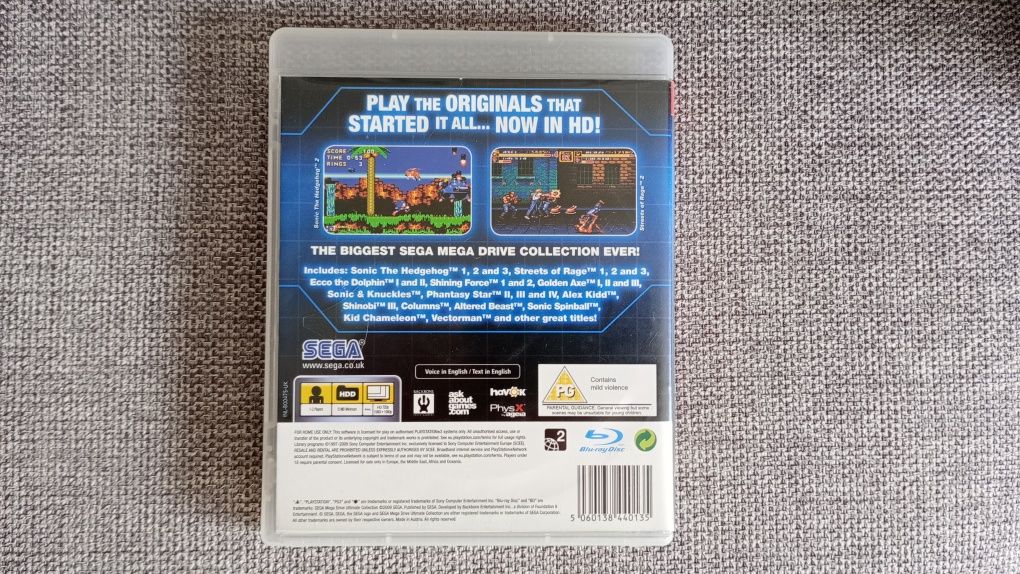Gra Sega Mega Drive Ultimate Collection na konsolę PS3