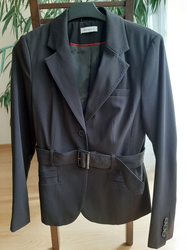 Elegancki czarny żakiet C&A rozm.38
