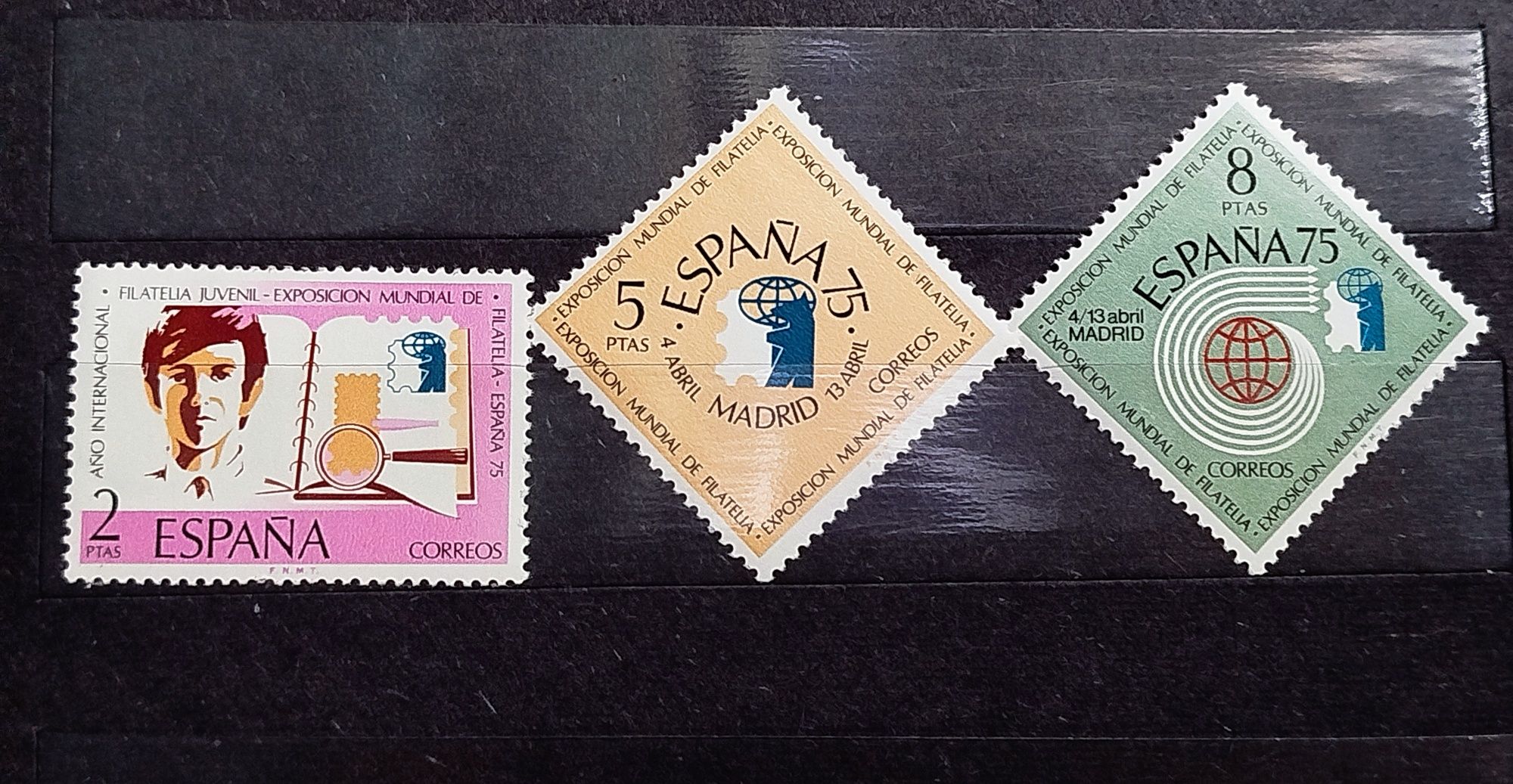 Znaczki Hiszpania 1974