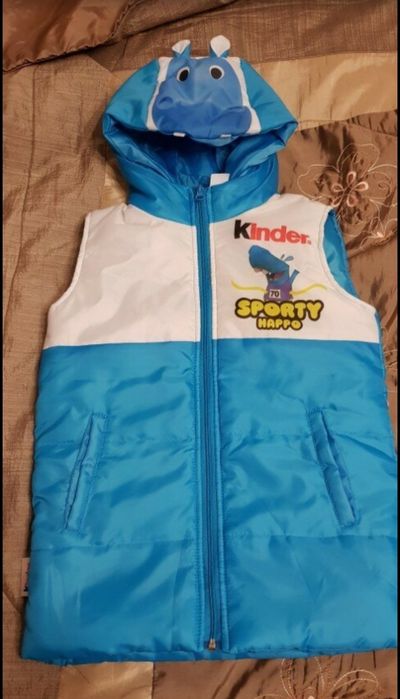 Новая детская жилетка для мальчика и девочки и комбинезон