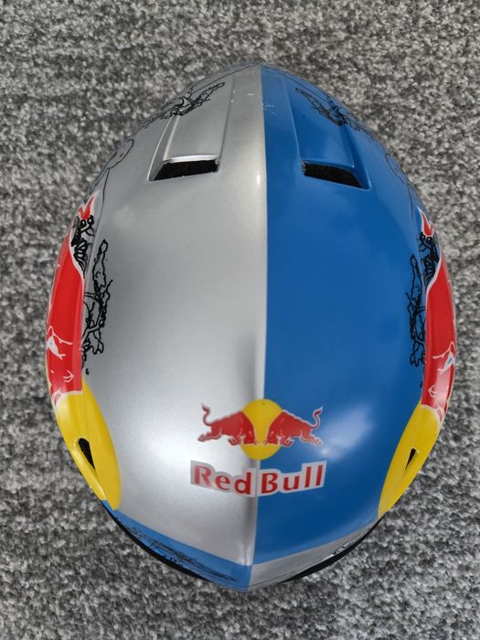 Kask Czasowy Unikatowy Roz M/L 57-62cm Rowerowy Red Bull Triathlonowy