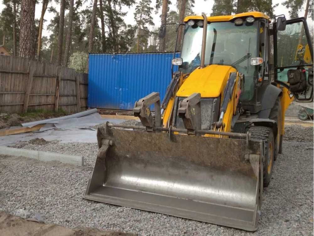 Оренда екскаватора послуги навантажувача колісного JCB 3cx